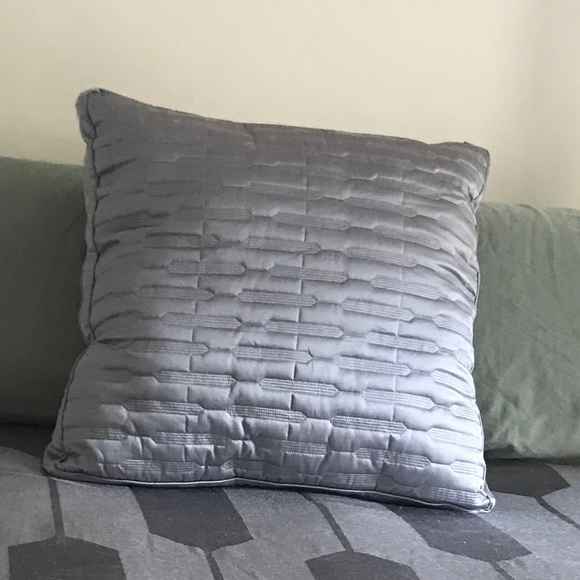 Hotel Collection Other - Hotel Collection Euro Quilted Pillow Cover, Grey